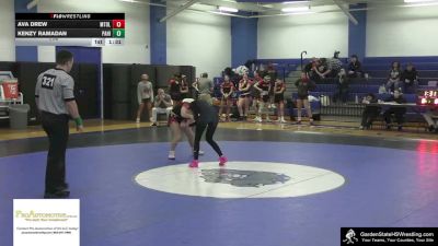 114 lbs Round 1 (4 Team) - Ava Drew, Mount Olive/Randolph vs Kenzy Ramadan, Parsippany Hills/Parsippany