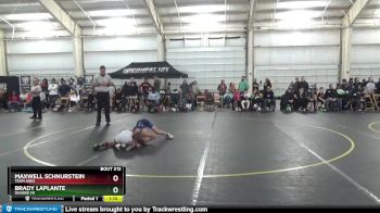 85 lbs Quarterfinal - Maxwell Schnurstein, Team Ares vs Brady LaPlante, Dundee MI