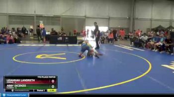 117 lbs Placement Matches (8 Team) - Leiannah Landreth, Kansas vs Abby DiCenzo, Florida