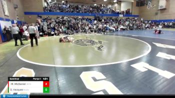 110lbs Semifinal - Marjorie McDaniel, Orting (Girls) vs Genesis Vazquez, Blaine (Girls)