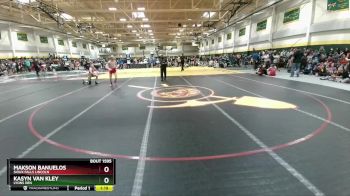 130 lbs Champ. Round 2 - Makson Banuelos, Sioux Falls Lincoln vs Kasyn Van Kley, Lyons Den
