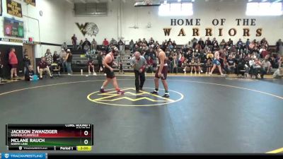 220 lbs Cons. Round 1 - Jackson Zwanziger, Nashua-Plainfield vs Mclane Rauch, North Linn