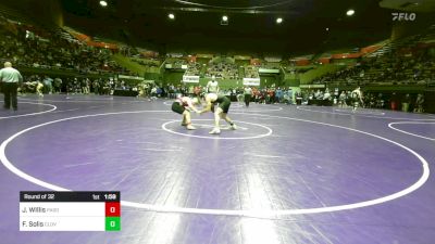 152 lbs Round Of 32 - Josh WIllis, Paso Robles vs Frank Solis, Clovis North