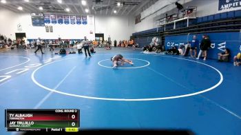 132 lbs Cons. Round 2 - Ty Albaugh, Torrington vs Jay Trujillo, Natrona County