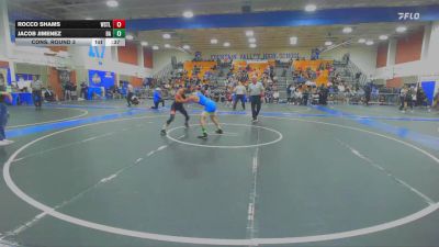 126 lbs Cons. Round 3 - Jacob Jimenez, Bishop Amat vs Rocco Shams, Westlake