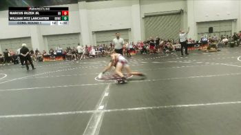 80 lbs Cons. Round 1 - William Fitz Lancaster, Bulloch Bandits Wrestling Club vs Marcus Ruzek Jr., Backyard Brawlers