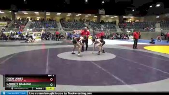 132 lbs Round 3 (4 Team) - Drew Jones, 6A Mountain View vs Garrett Gallego, 6A Roseburg