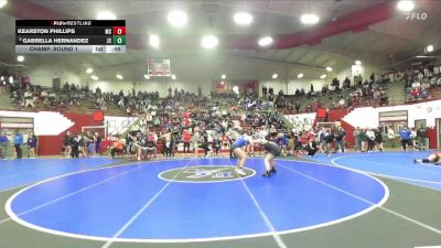 170 lbs Champ. Round 1 - Gabrella Hernandez, Jennings County vs Kearston Phillips, Madison Cubs