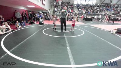 43 lbs Rr Rnd 2 - Berkeley Deckard, Raw Wrestling Club vs Riley Tarwater, Eufaula Ironheads Wrestling Club
