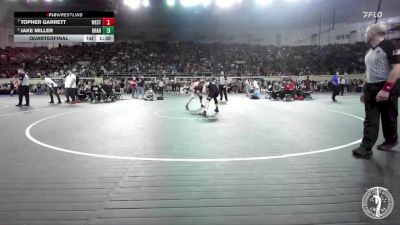 B6A-144 lbs Quarterfinal - Topher Garrett, Westmoore vs Jake Miller, Broken Arrow