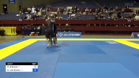 Rustin B Brown vs Rocky Lee Brown 2024 Pan IBJJF Jiu-Jitsu No-Gi Championship