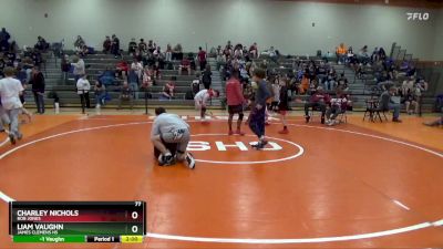 77 lbs Round 1 - Charley Nichols, Bob Jones vs Liam Vaughn, James Clemens HS