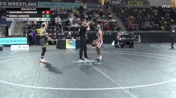 124 lbs Champ. Round 1 - Sienna Sanborn, Tiffin University vs Alexandra Fitzgerald, Sacred Heart