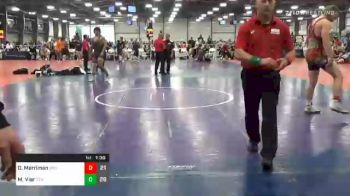 195 lbs Prelims - Doug Merriman, Indiana Outlaws Bronze vs Michael Viar, T And T Wrestling