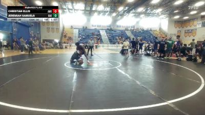 190 lbs Round 1 (8 Team) - Christian Ellis, Avalon WC vs Jeremiah Samuels, Oakleaf WC