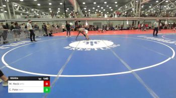 130A lbs Rr Rnd 2 - Marcus Heck, Wyoming Seminary vs Cristian Pote, Empire Wrestling Academy