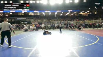 150 2A 5th Place Match - Wyatt Nevling, Charlotte Hs vs Leandre Campbell, Lake Gibson