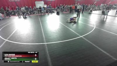 67 lbs Cons. Round 4 - Grady Spets, Wisconsin vs Levi Knode, Manitowoc Ships Wrestling