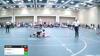 77 lbs Round Of 16 - Rowen Moore, Team Real Life vs Emery Merlos, Savage House WC