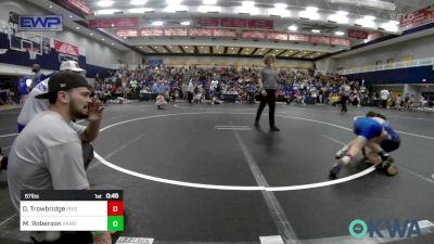 67 lbs Consi Of 4 - Daxton Trowbridge, Piedmont vs MaraMay Roberson, Harrah Little League Wrestling