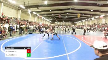 116 lbs Round Of 16 - Hunter Johnson, No Team vs Carlos Almeida, Badlands WC