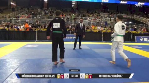 Antonio Diaz Fernández vs Raí Leonardo Gambary Bertolazo 2025 Pan Kids Jiu-Jitsu IBJJF Championship