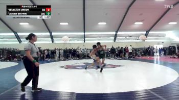 122 lbs Quarterfinal - Braxton Unson, Benicia vs Jaiden Brown, Concord