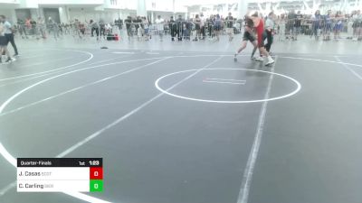 130 lbs Quarterfinal - Jose Casas, Scotsmen WC vs Cooper Carling, Sierra Sabers