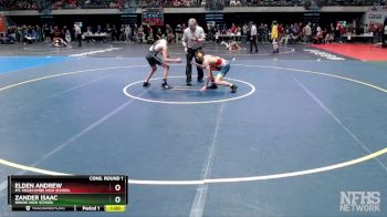 125 lbs Cons. Round 1 - Zander Isaac, Nikiski High School vs Elden Andrew, Mt. Edgecumbe High School