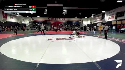 150 lbs Semifinal - Zhen McGill, El Toro vs Davyd Ohanesian, Mission Viejo