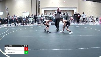 95 lbs Consi Of 16 #2 - Cayden Agonoy, South Kona WC vs Aydann Correa, Brawley Wr Ac