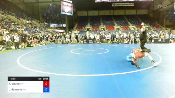 113 lbs Cons 32 #2 - Aidan Shufelt, New York vs Logan Schwanz, Minnesota