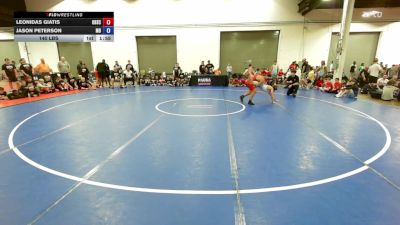 140 lbs Leonidas Giatis, Ohio Scarlet vs Jason Peterson, Maryland