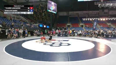 125 lbs Champ. Rd Of 128 - Claire Lancaster, OK vs Shae-Lyn Guido, NJ