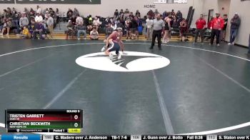 106 lbs Round 5 - Tristen Garrett, Saks Sr vs Christian Beckwith, New Hope HS