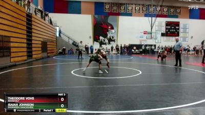 106 lbs Cons. Round 3 - Theodore Vohs, Roosevelt vs Isaiah Johnson, Evergreen (Vancouver)