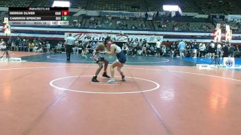 138 lbs Champ Round 1 (16 Team) - Cameron Spencer, Richlands vs Derron Oliver, Granby