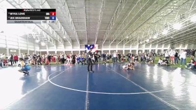157 lbs Quarterfinal - Myka Love, Sanderson Wrestling Academy vs Jex Bradshaw, Total Domination Wrestling Club