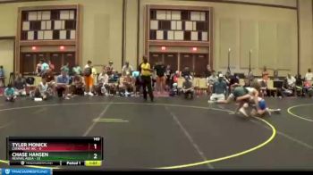 140 lbs Round 1 (6 Team) - Chase Hansen, Revival Aqua vs Tyler Monick, Catamount WC