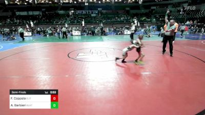 45 lbs Semifinal - Francis Coppola, Elite NJ vs Angelo Barbieri, Buxton (NJ)