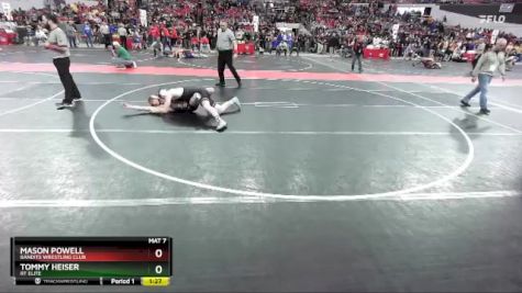 150 lbs Quarterfinal - Tommy Heiser, RT Elite vs Mason Powell, Bandits Wrestling Club