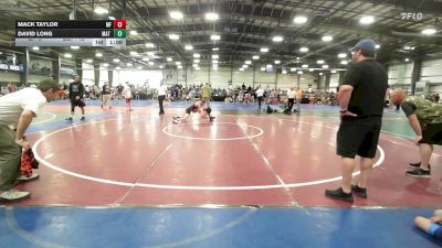 95 lbs Rr Rnd 1 - Mack Taylor, MF Army MS - MS vs David Long, Mat Warriors Green MS - MS
