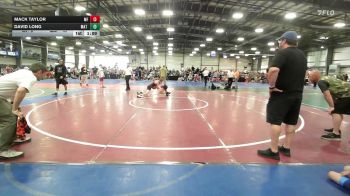95 lbs Rr Rnd 1 - Mack Taylor, MF Army MS - MS vs David Long, Mat Warriors Green MS - MS