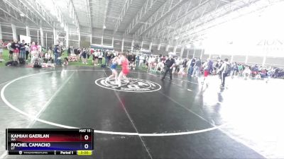 120 lbs Semifinal - Kamiah Gaerlan, WA vs Rachel Camacho, UT