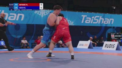 130 kg 1/8 Final - Kosei Miyake, Japan vs Karel Cech, Czechia
