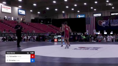 48 kg Cons Semis - Caleb Schaefer, Maurer Coughlin Wrestling Club vs Zaiyahn Ornelas, Team Zapas Wrestling Club