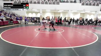 144 lbs Round 1 (16 Team) - Zach Fail, Villa Rica vs Zian Gervais, Glynn Academy