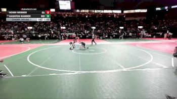 65 lbs Champ. Round 1 - Ronin Webber, BEASTA vs Kashton Warner, WEWA