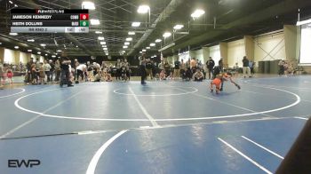 43-46 lbs Rr Rnd 2 - Jameson Kennedy, Cowboy Wrestling Club vs Heith Dollins, Madill Takedown