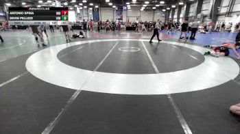 132 lbs Rr Rnd 1 - Antonio Spina, Indiana Outlaws Orange vs Devin Pellizzi, Vougars Wrestling